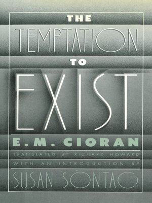 cover image of The Temptation To Exist